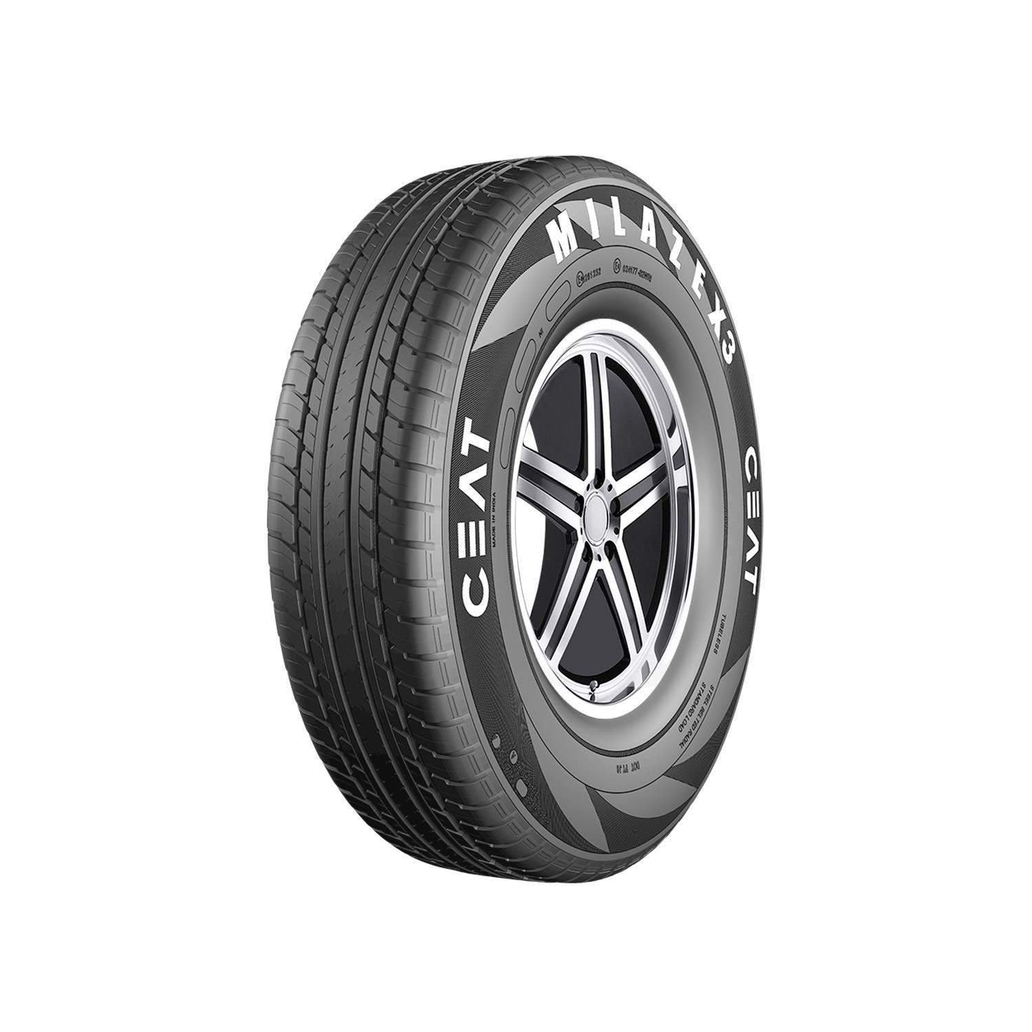 Ceat 185/65R14 MILEAZE X3 86T SW Tubeless Tyre