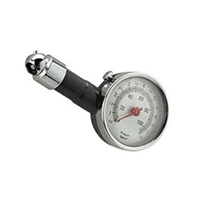Grizzly Mall Metal Body Tyre Pressure Gauge Comes with Release Button for KTM 200 Duke
